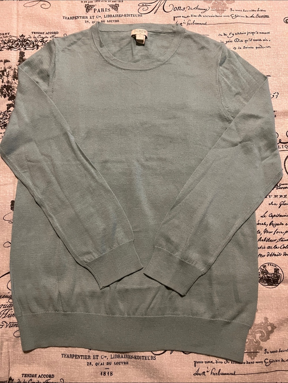 J. Crew Soft Cotton Crewneck Sweater
